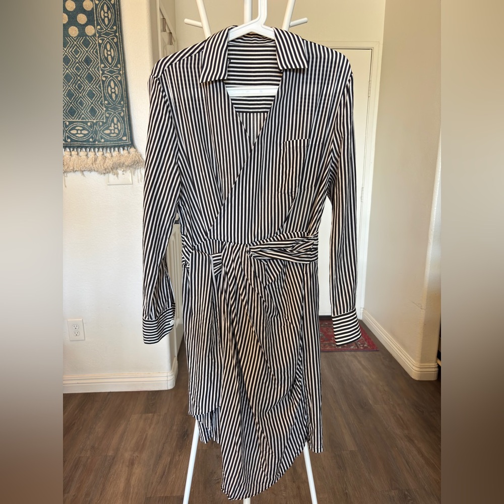 MO&CO Silk Blended Shirt Dress M